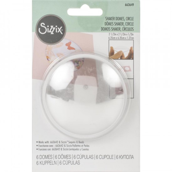 Sizzix - «Shaker Domes» 2.5"                    